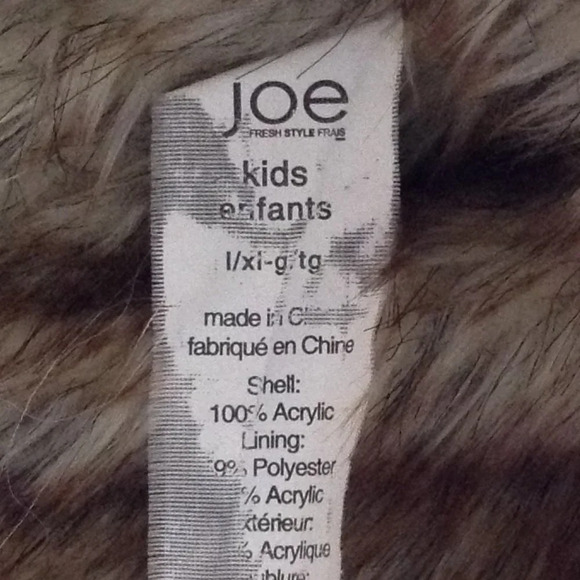 Joe Fresh Kids Girls Children's Aviation Aviator Hat Winter Warm Pilot Hat - Picture 3 of 3